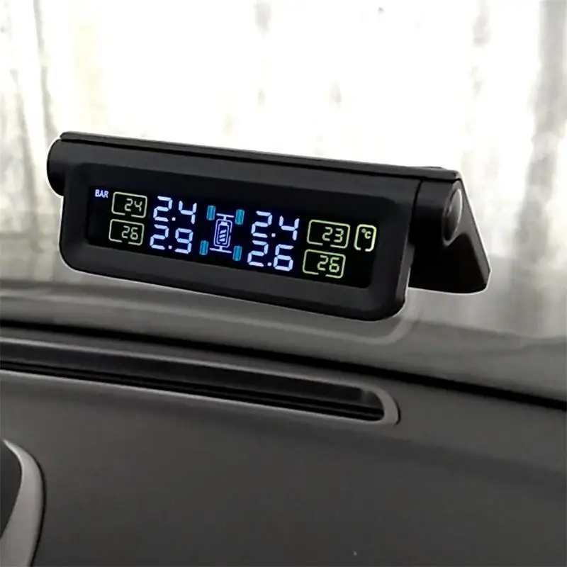 Умные автомобильные TPMS система контроля давления в шинах солнечная энергия