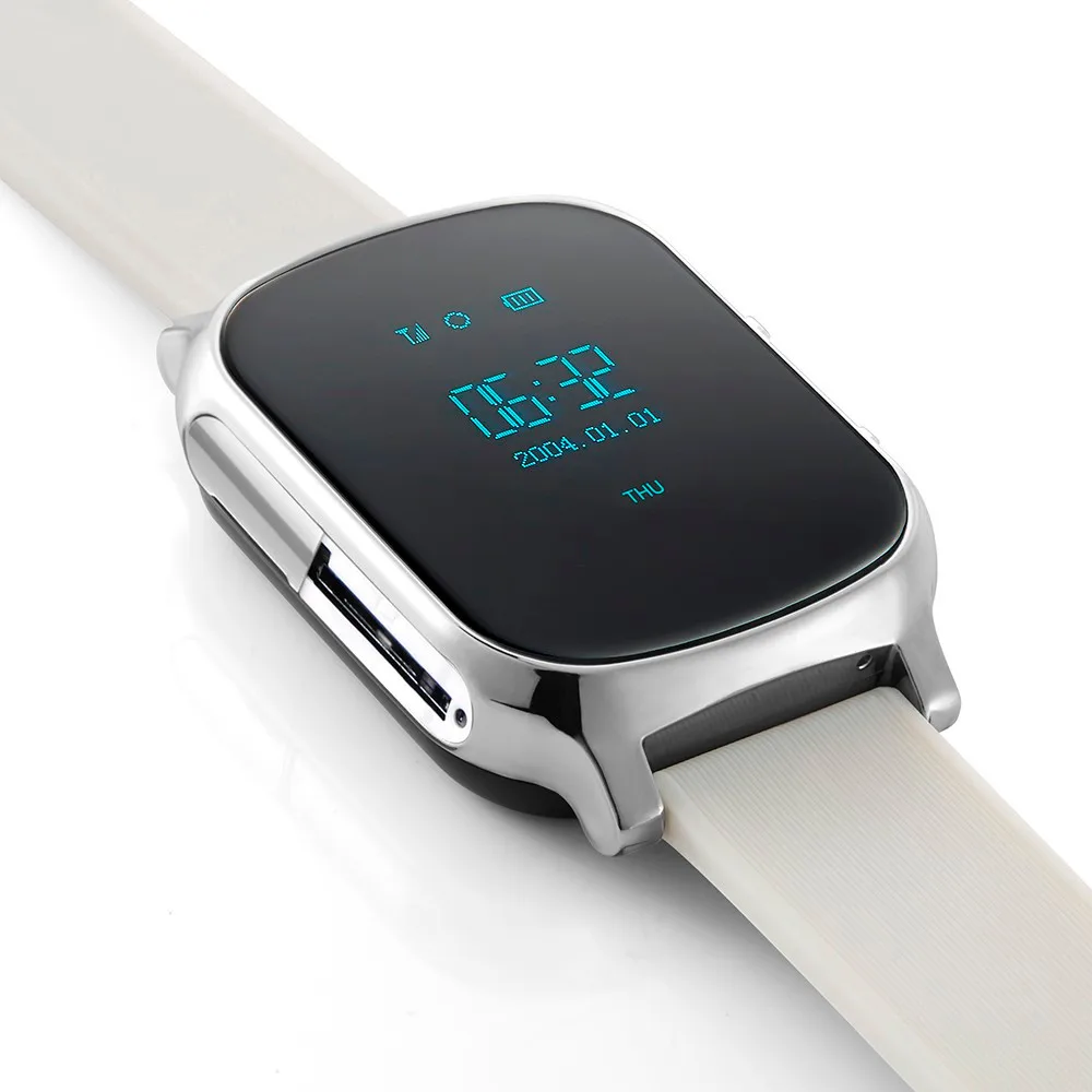 OLED Экран T58 Smart gps WI-FI трекер локатор анти-потерянный часы для детей старшего