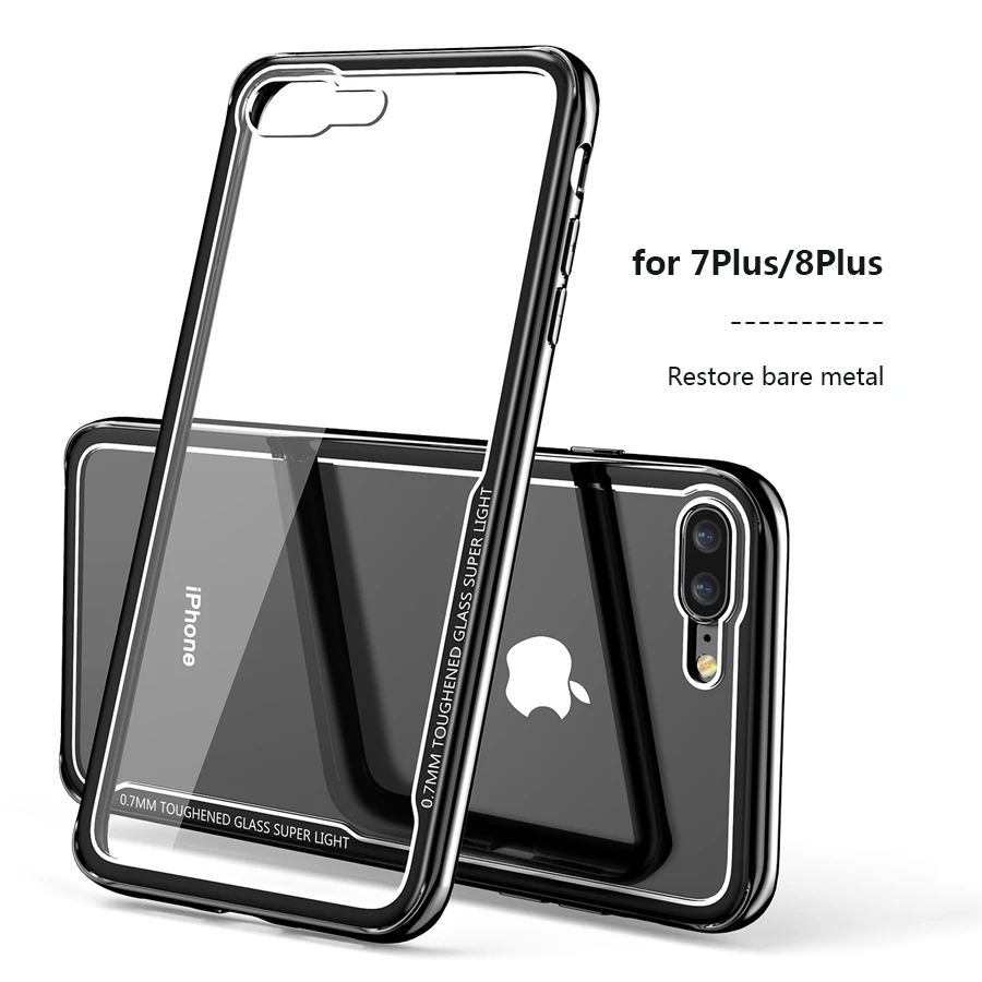 IQD защитный для iPhone X XS Max XR закаленное стекло чехол прозрачная задняя в виде ракушки чехол для iPhone 8 7 6 6s плюс новые бампер чехол xs