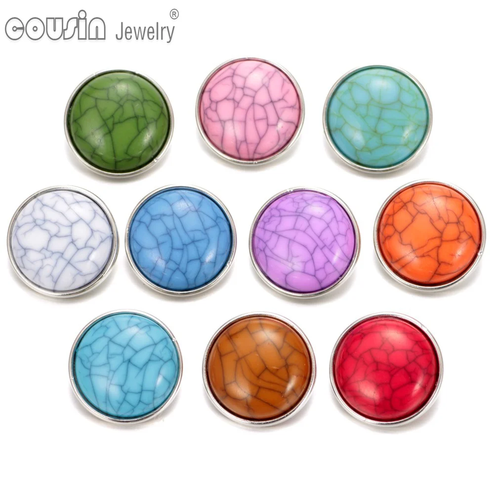 Новое поступление 10 шт./лот бриллиантовые амулеты размером 18 мм кнопка для