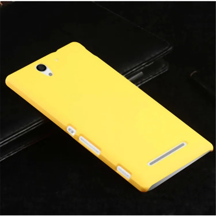 For Sony Xperia C3 Case On Experia Cover Hard D2533 D2502 S55t S55u Dual Duos Colorful Solid Matte Back Shell | Мобильные телефоны