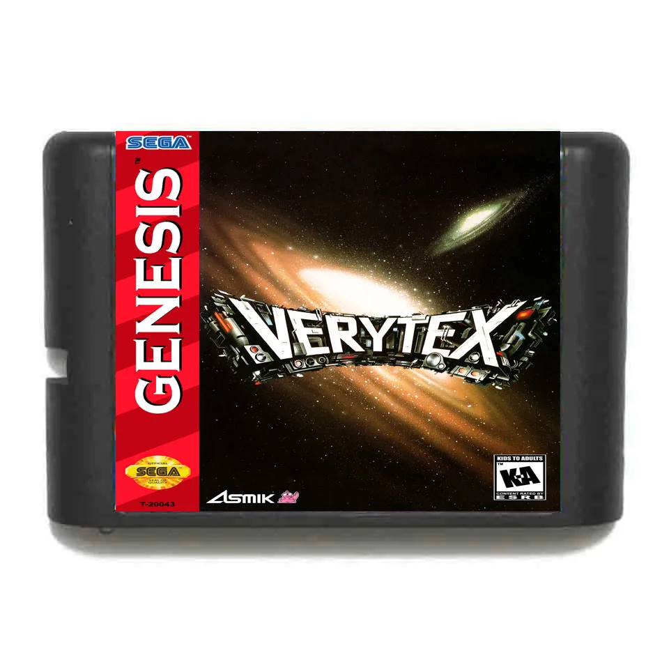 

16-битная MD игровая карта Verytex для Sega Mega Drive для Genesis
