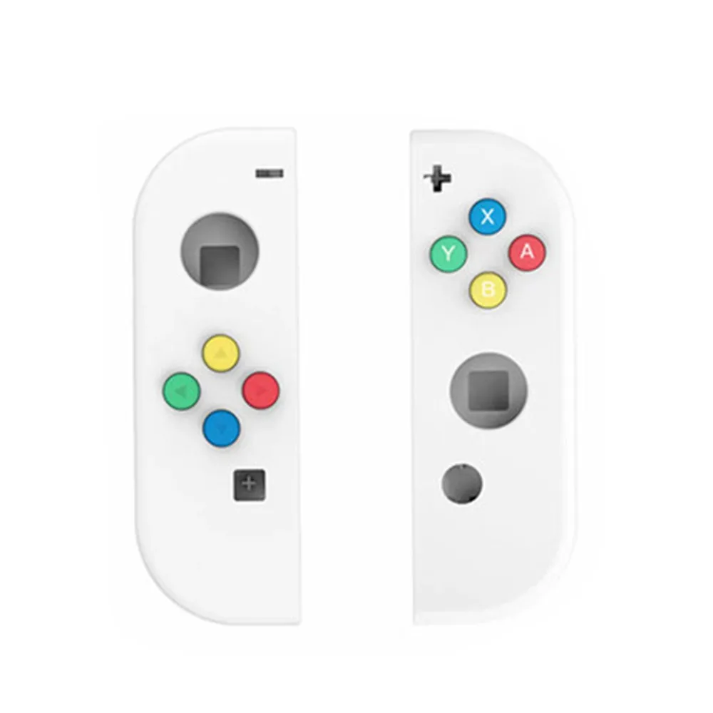 White Защитный чехол и кнопки для переключателя kingd NS NX Joy-Con левый и правый контроллер игровой консоли кнопки - Цвет: White