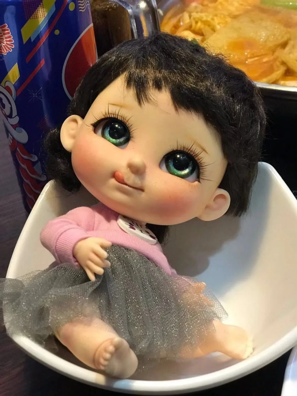 Бесплатная доставка 1/8 BJD кукла Foodie Bru|Куклы| |