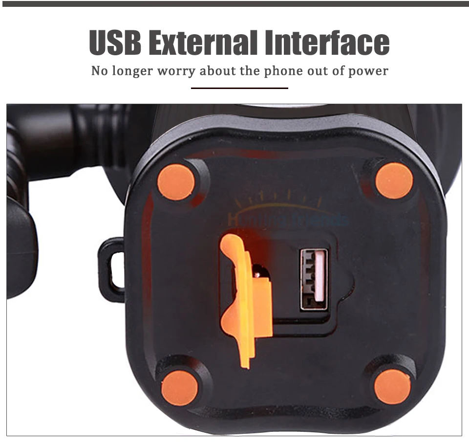 12 шт./лот Охота друзья супер яркий ручной Портативный Свет USB Перезаряжаемые фонарик 2 Модель Мощный Seacrchlight