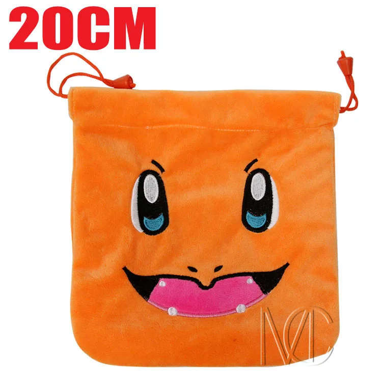 Charmander Аниме/мультфильм Унесенные спиралью без лица мужские ювелирные изделия/сотовый телефон Drawstring мешок/Свадебная вечеринка Подарочная сумка(DRAPH_26 - Цвет: Charmander