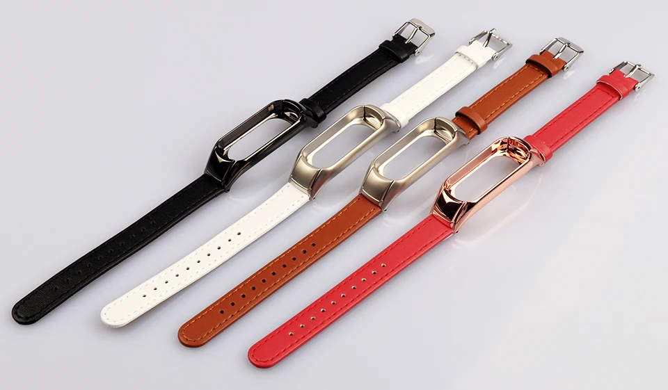 Браслет из нержавеющей стали mi Band 3 ремешок из натуральной кожи для Xiao mi Band 3 наручный ремешок Смарт-часы металлический mi Band 3 ремешок Bracelets2