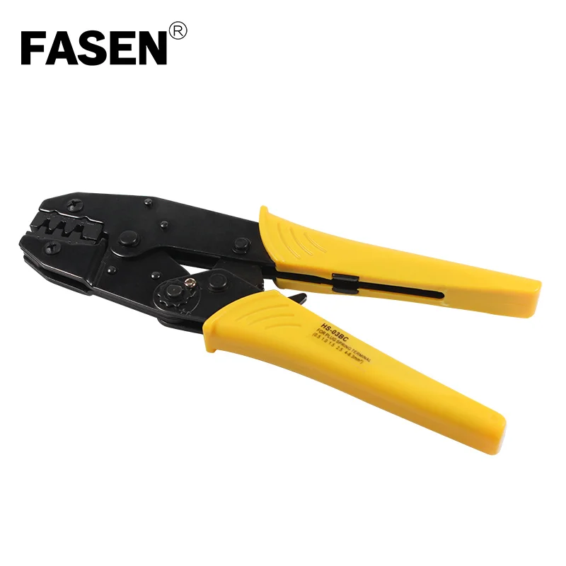 

HS-03BC Ratchet Crimping pliers 4 jaw for tube/plug/insuating/non insulating/crimping cap/230mm clamp tools terminals kit