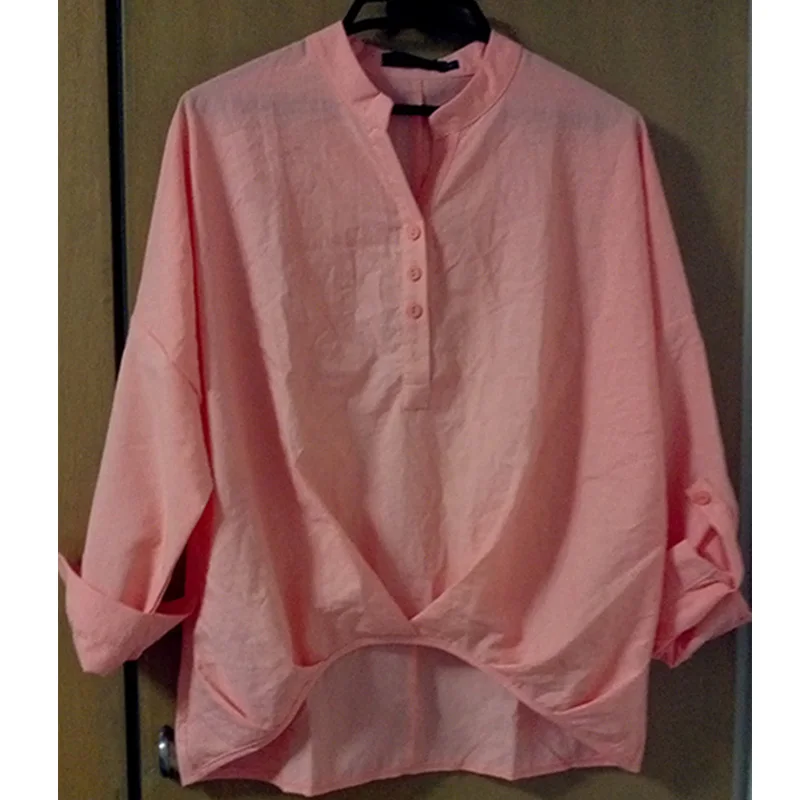 Женские топы с длинными рукавами розовые женские блузки белые офисные рубашки