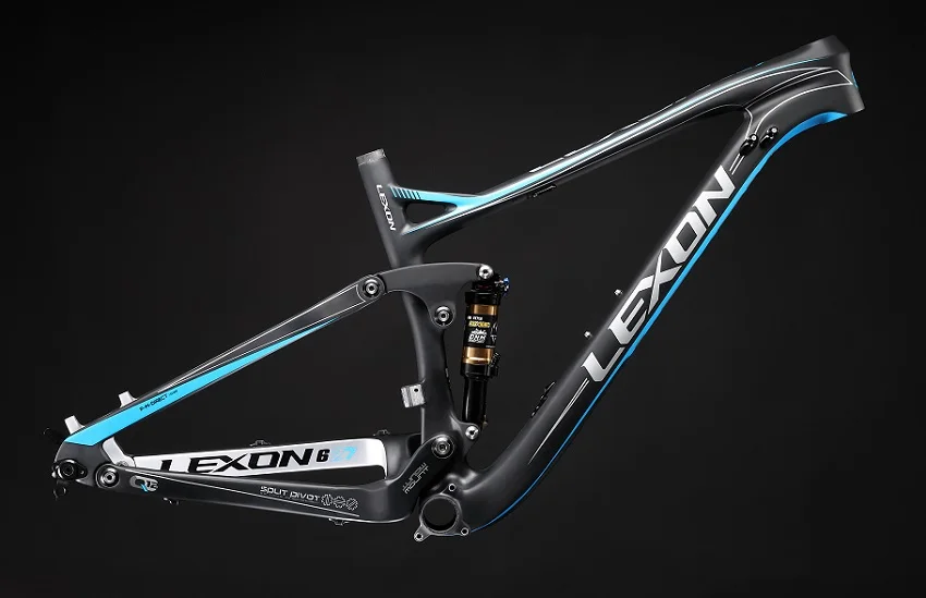 2017 LEXON TORAY Carbon fiber dual suspension frame/ XC MTB frame /27.5er carbon bike WITH SHOCK | Спорт и развлечения
