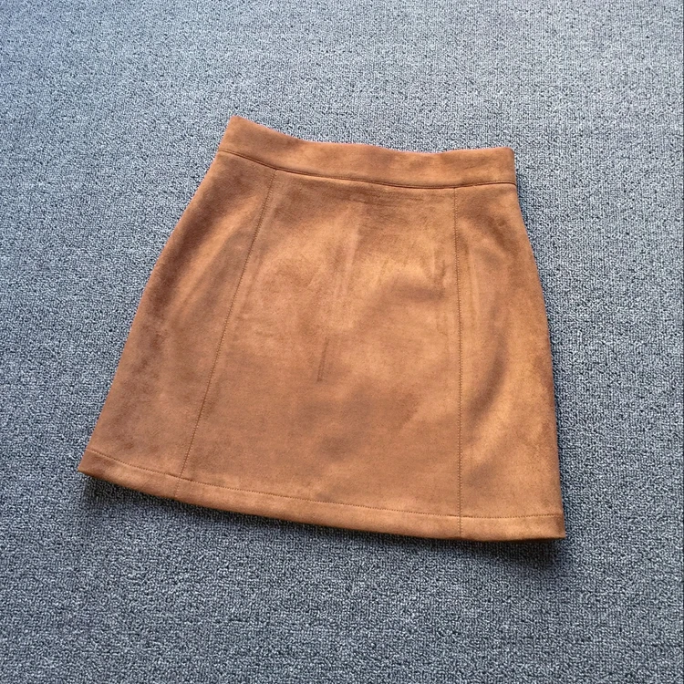 Новинка 2016 Корейская версия осенне зимняя юбка в стиле Хепберн трапециевидная