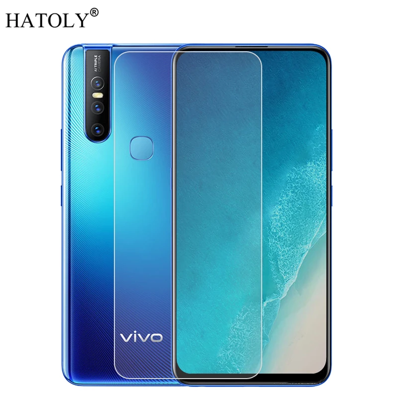 Vivo-vidrio templado V15, vidrio fino, 9H, Protector de pantalla HD, V15, 2 uds.-0