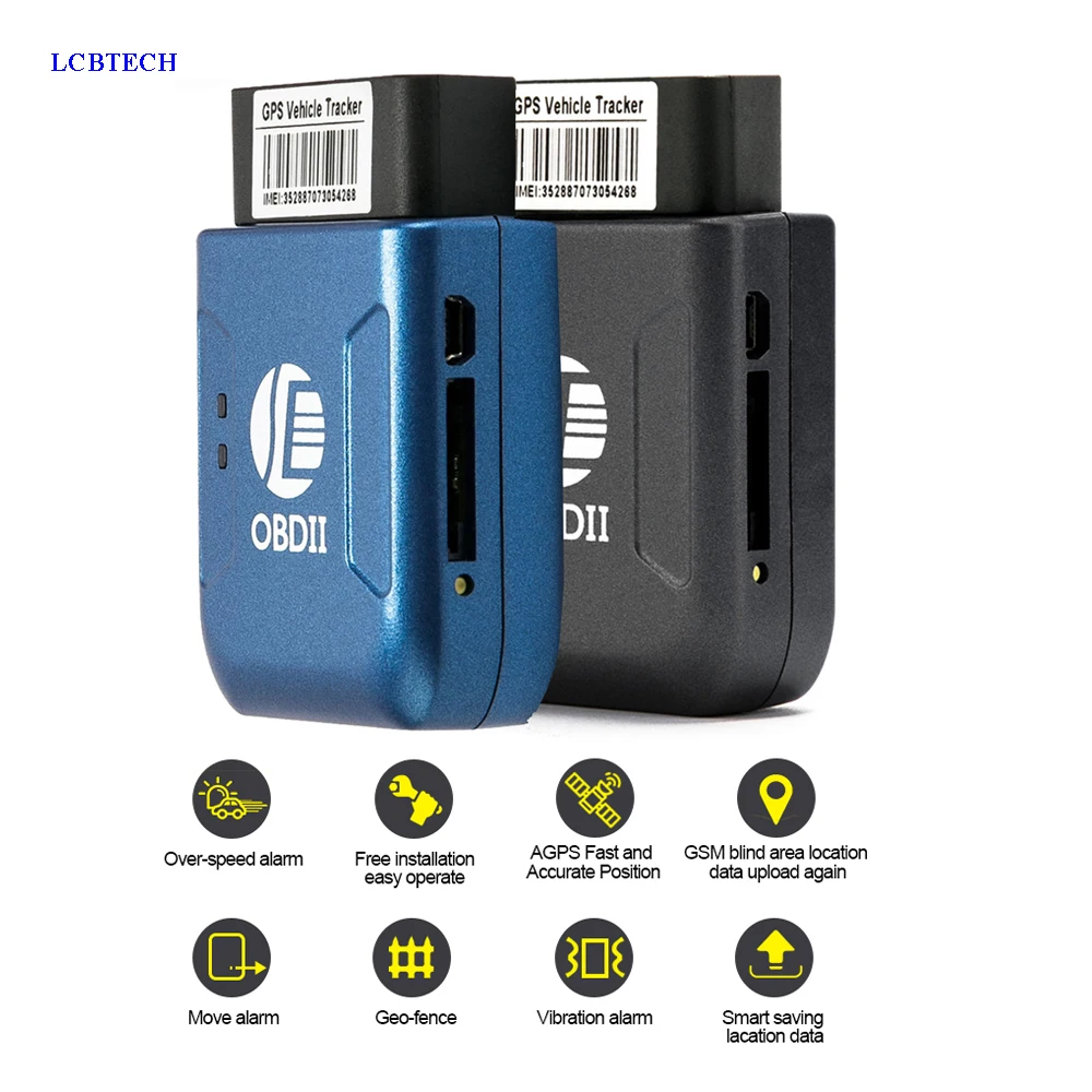 Новый TK206 OBD2 GPS GPRS трекер в реальном времени автомобильная система слежения с Geofence