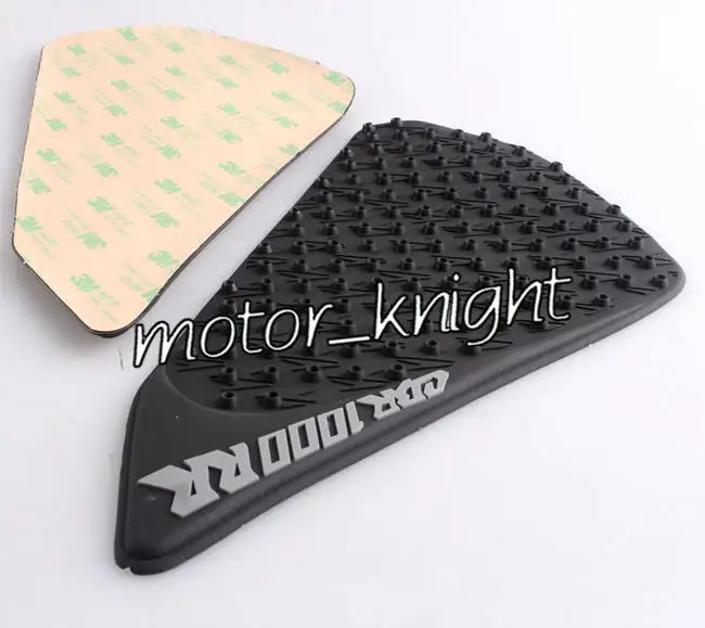 Бак тяги Сторона Pad газа топлива колено Ручка Наклейка черный для Honda CBR1000RR 2004 2005