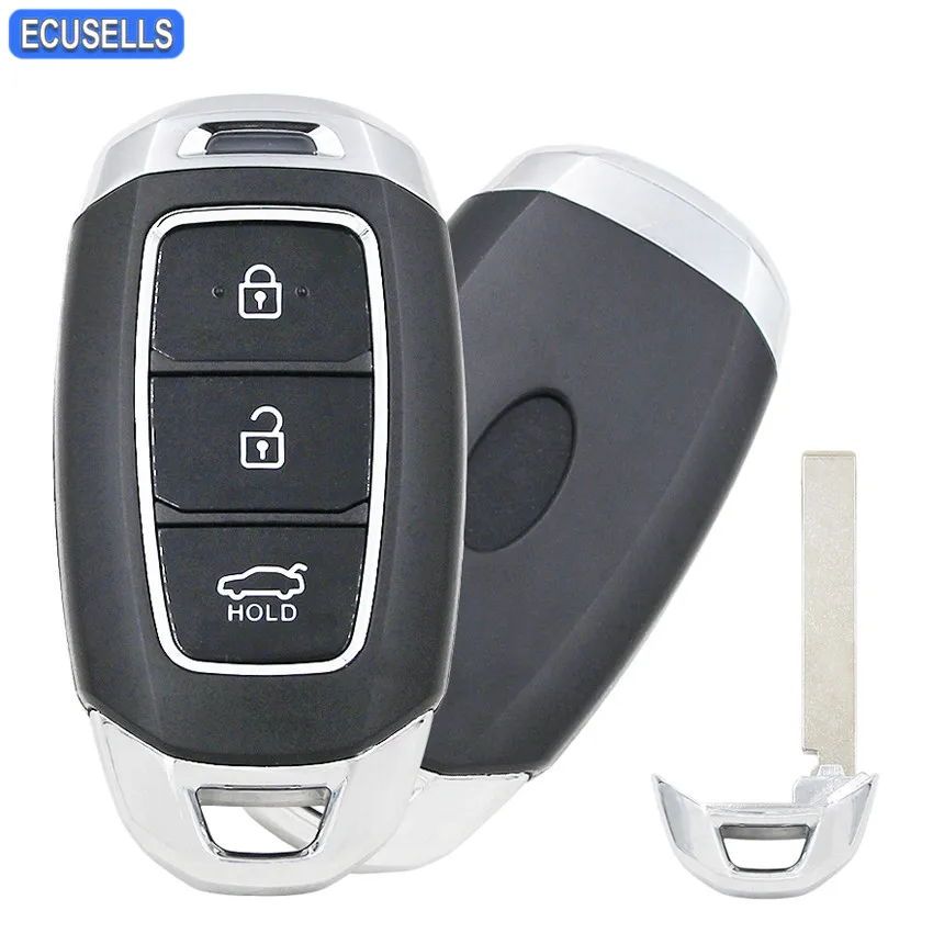 New Replacement 3 Button Remote Smart Car Key Shell Case Housing Fob for Hyundai Elantra after 2017 Kind |
