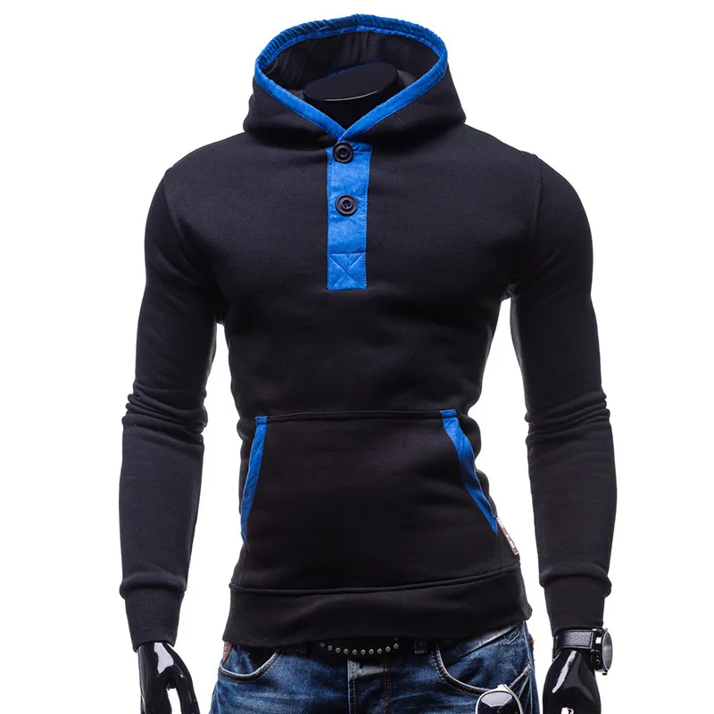 

Hoodies Men Nice Brand Male Long Sleeve Unique Korean Style Sweatshirt Pullover Solid Color Turtleneck Sportswear Hoodie Slim