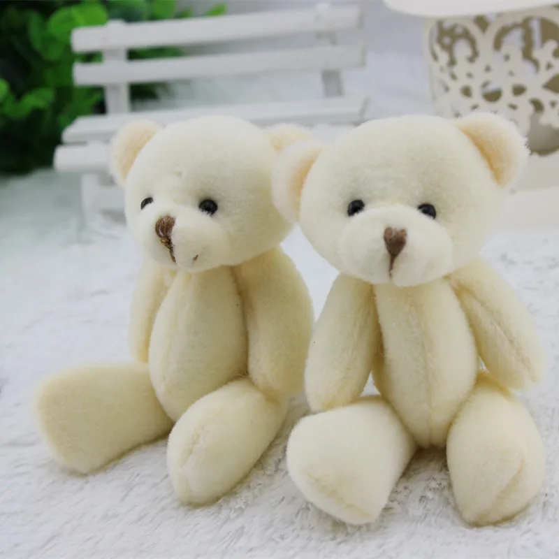 Супер кавайный маленький плюшевый мишка плюшевые игрушки кулон в форме куклы