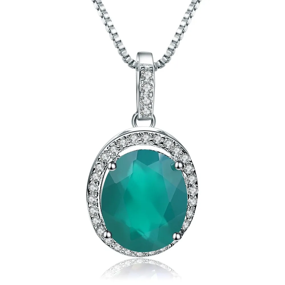 Женский Классический балет GEM'S Овальный натуральный зеленый агат камень