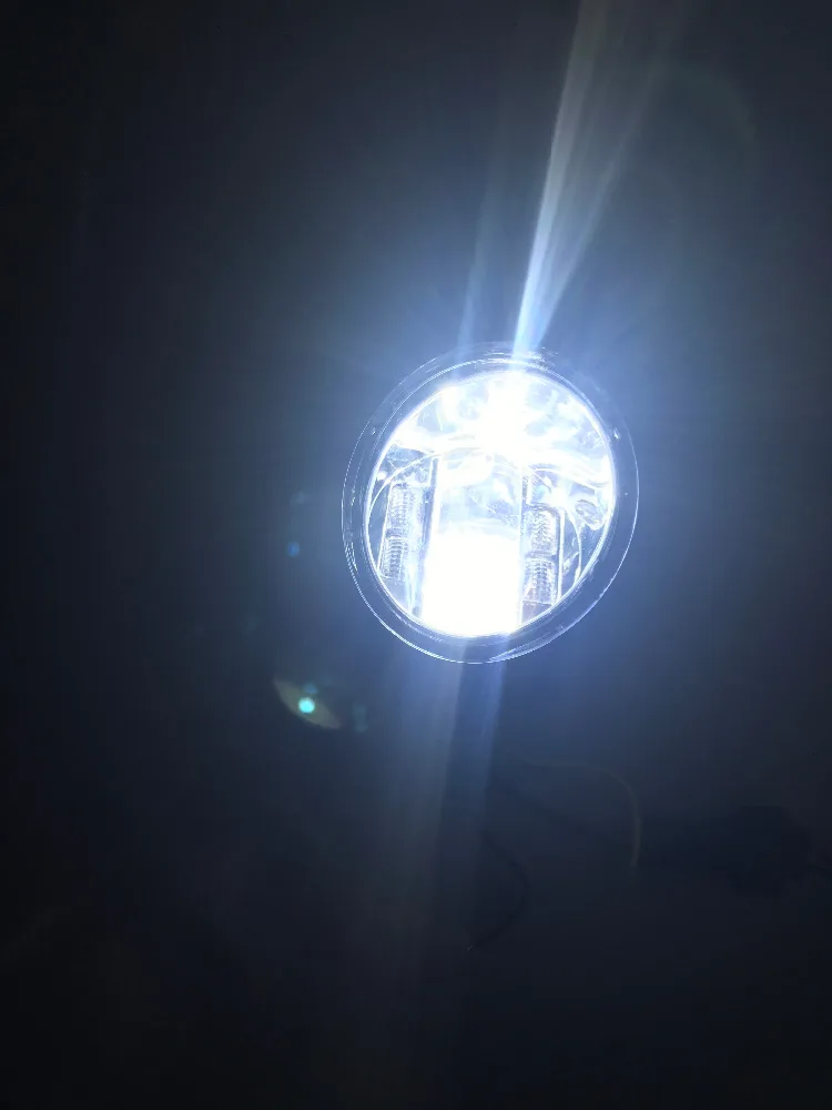 1 пара черный светодиодный проектор противотуманная фара " LEDcar противотуманная фара для Toyota Camry Corlla RAV4 Zhixuan 14-17 2700 4000