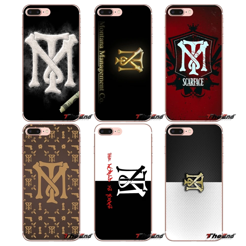 Прозрачный ТПУ чехол для Huawei G7 G8 Ascend P7 P8 P9 Lite Honor 4C 5X 5C 6X Mate 7 8 9 Y3 Y5 Y6 II Pro Scarface Tony