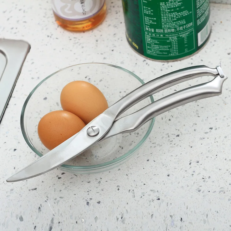 ORZ кухонные ножницы из нержавеющей стали крепкие для куриных костей овощей птицы