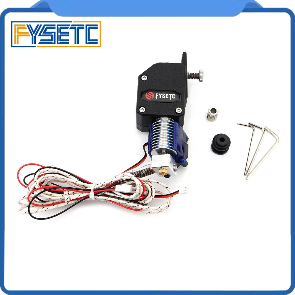 Черный BMG экструдер V6 HOTEND с датчиком PT100 двухприводный для Wanhao D9 Creality CR10 Ender 3 Anet