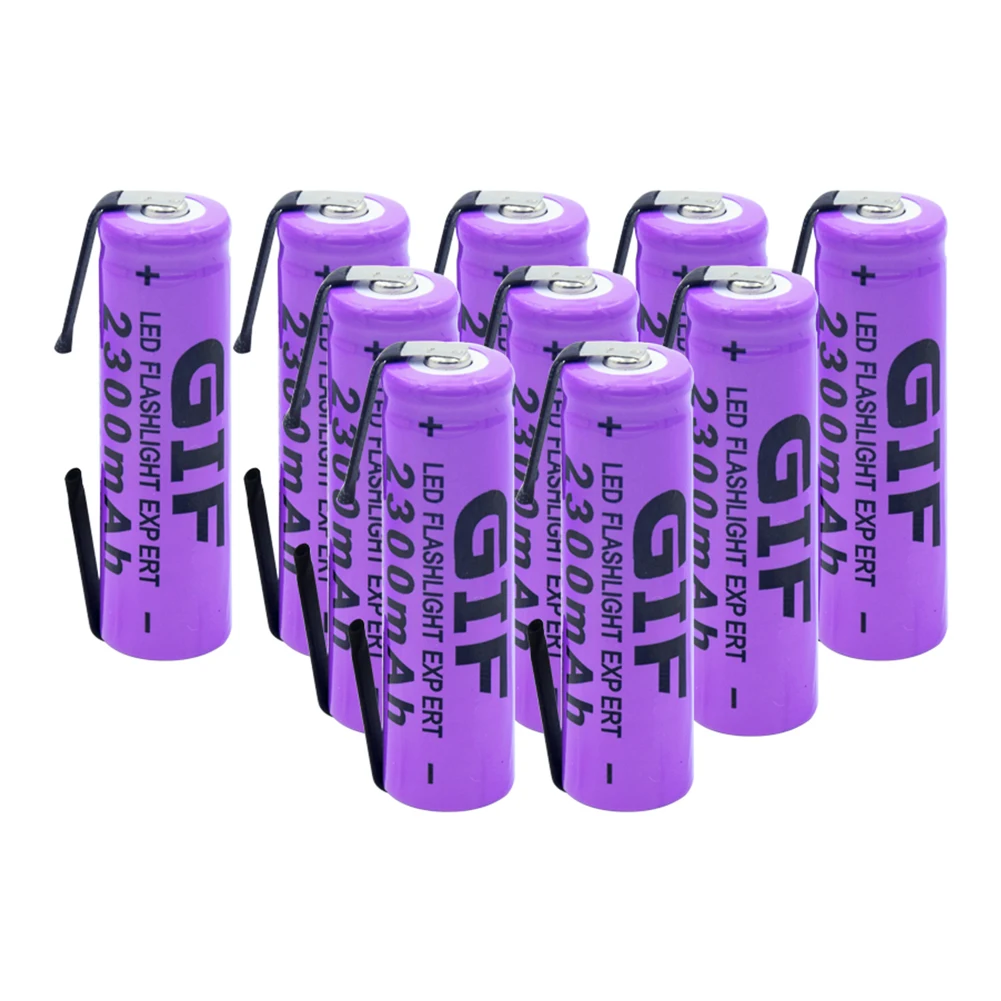 14500 литиевая батарея 3 7 V 2300mAh электронная сигарета перезаряжаемые батареи мощный