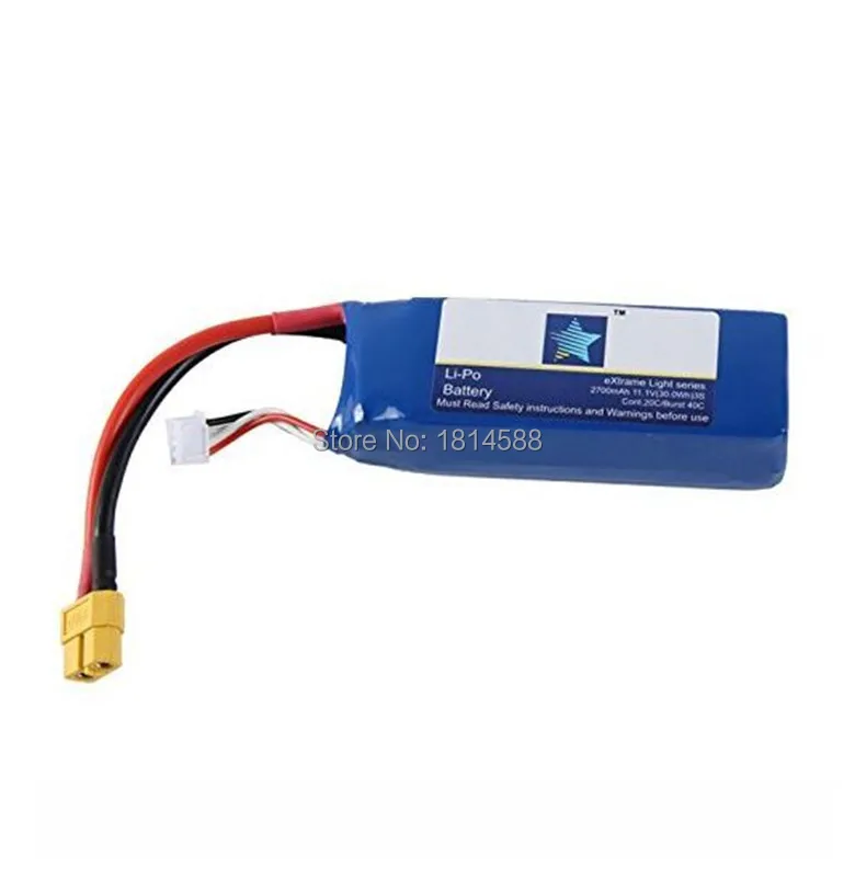 2 шт. батарея 11 1 В 2700 мАч Lipo для CX-20 авто-pathfinder RC GPS Quadcopter Cheerson CX20 оригинальные
