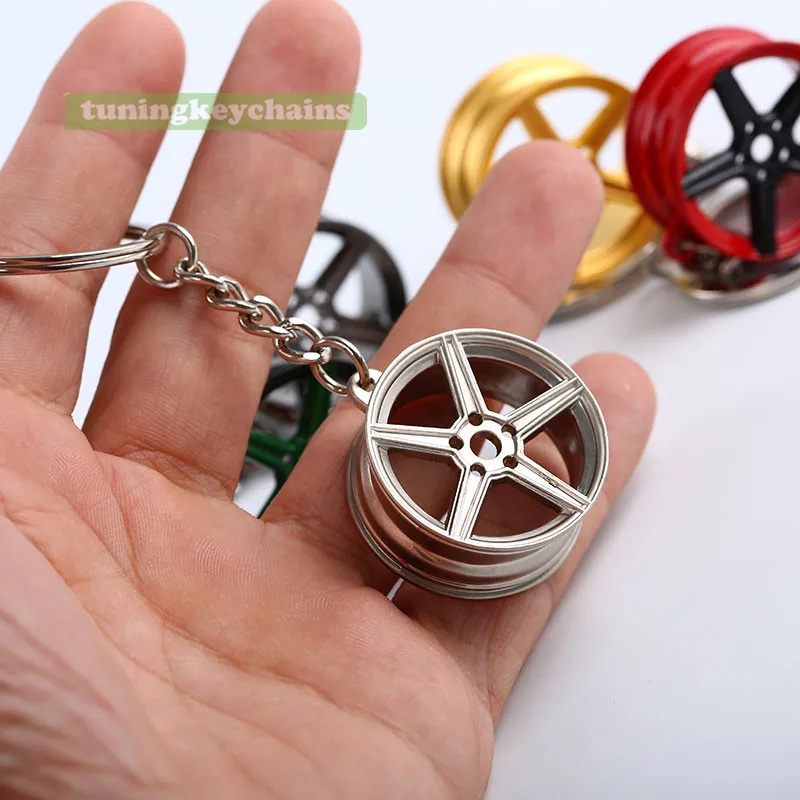 Новый автомобильный мини брелок KV1 из сплава с ободом колеса MB|wheel rim keychain|car keyrings