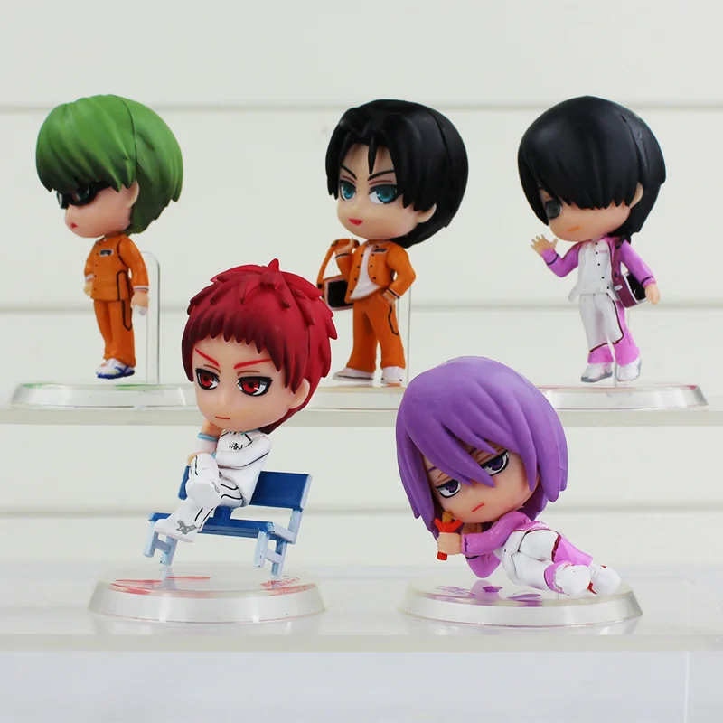 5 шт./лот Куроко Без корзины куроко Tetsuya Kuroko No basuke ПВХ Модель фигурка игрушка