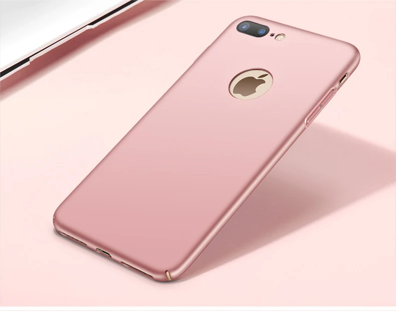 360 градусов Роскошный Матовый трудно Пластик Чехол для IPhone X 7 6 6S плюс PC задняя