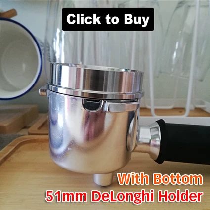 Эспрессо машина портафильтр для DeLonghi EC680 EC685 нержавеющая сталь кофе машина бездонный фильтр Держатель Бариста инструмент