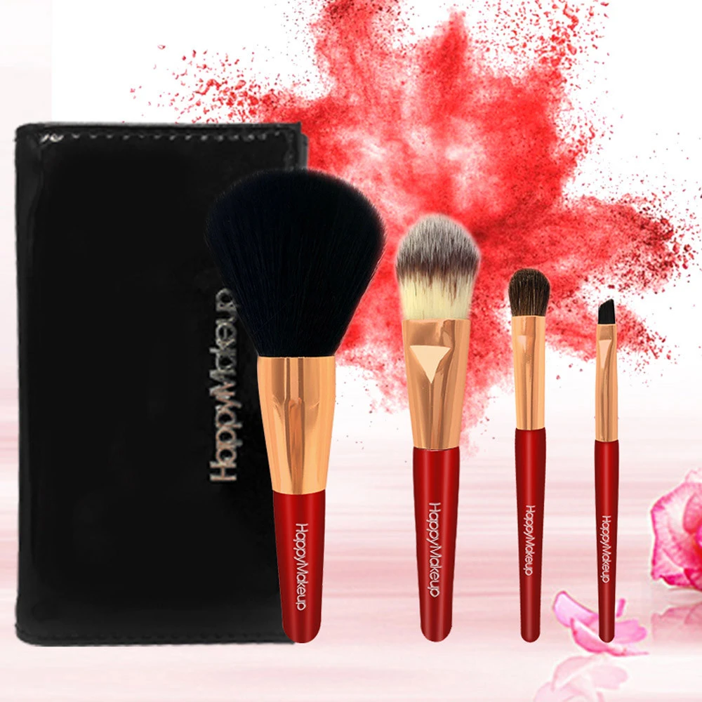 4 шт. Косметические кисти для макияжа макияж кисть теней|Аппликатор теней век| |