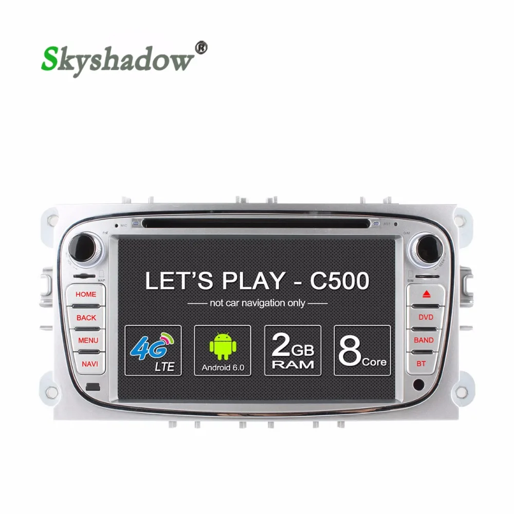 Ownice c500 1024*600 Android 6.0 Dvd плеер Автомобиля 8 Core Для ФОКУСИРОВКИ MONDEO S MAX 2010 2011 GPS WIFI BT