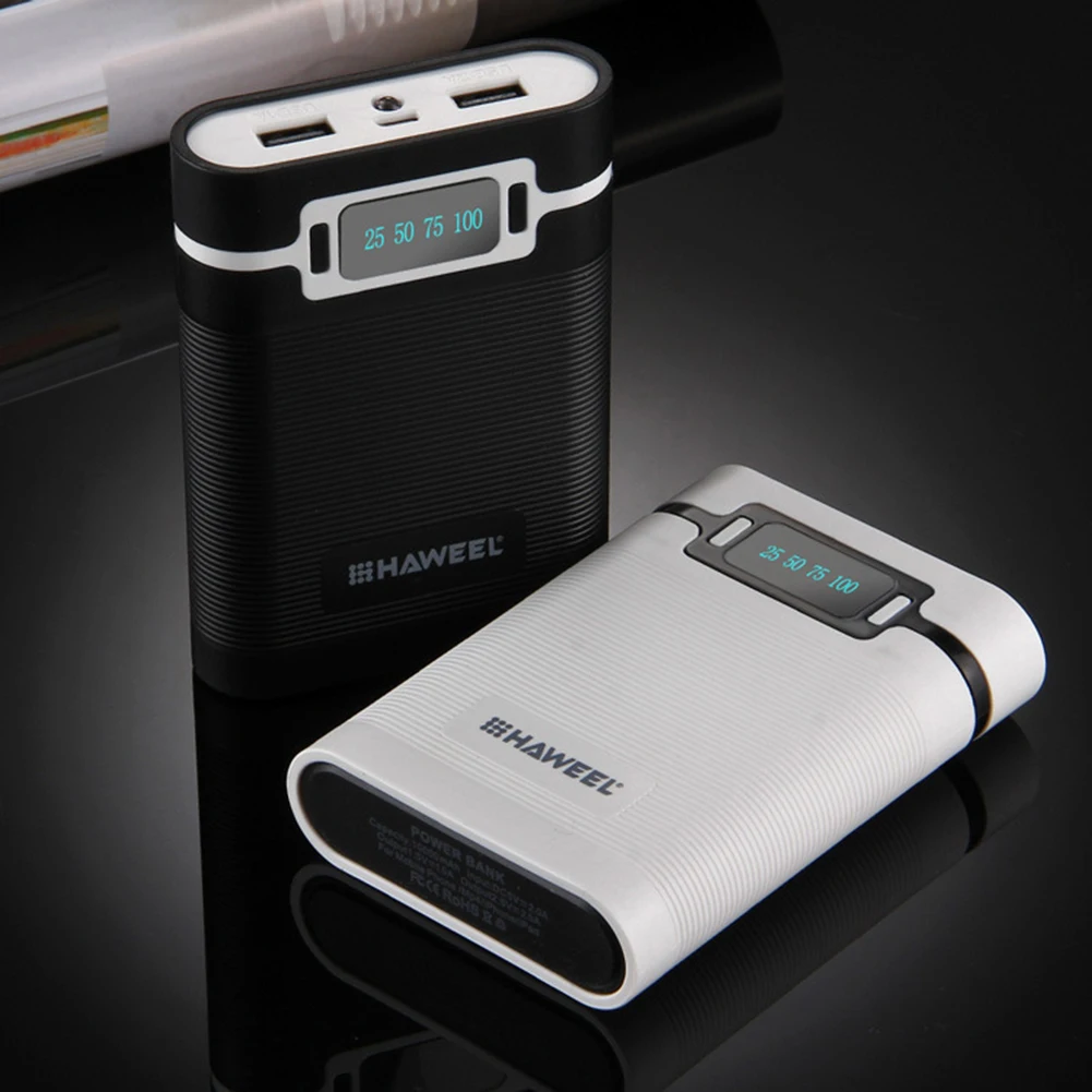 4x18650 Battery Case LCD Display Portable Power Bank Box Storage Dual USB 5V/2.5A DIY Enclosure HOT SALE | Мобильные телефоны и
