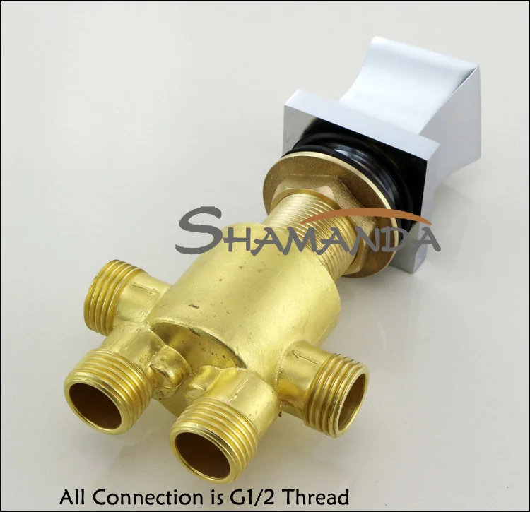 Бесплатная доставка Товары для ванной комнаты смеситель из твердой латуни с