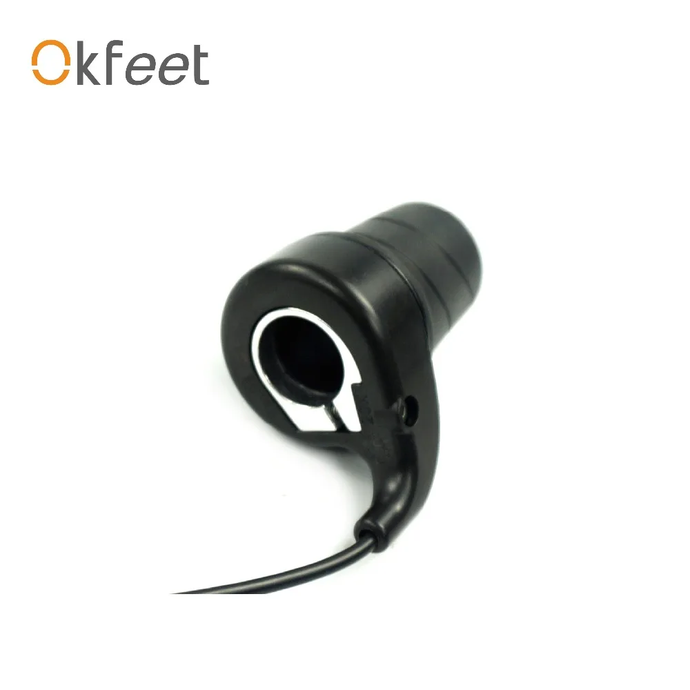 Okfeet eBIKE BAFANG полуповоротная дроссельная заслонка Электрический велосипед часть 20X Электрический велосипед дроссельная заслонка палец 3 провода правая рука