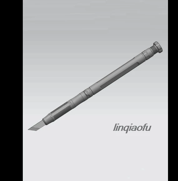 Латунный нож ручка для резьбы филировочный импортная Порошковая сталь CPM|Резьба|