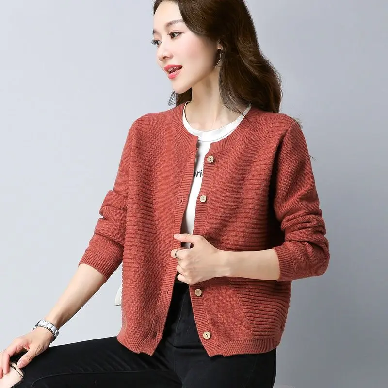 2018 Autumn New Clothing Short Knit Cardigan Women's Casual Jacket Fashion Sweater Women Long Sleeve Shawl Coat Womens |