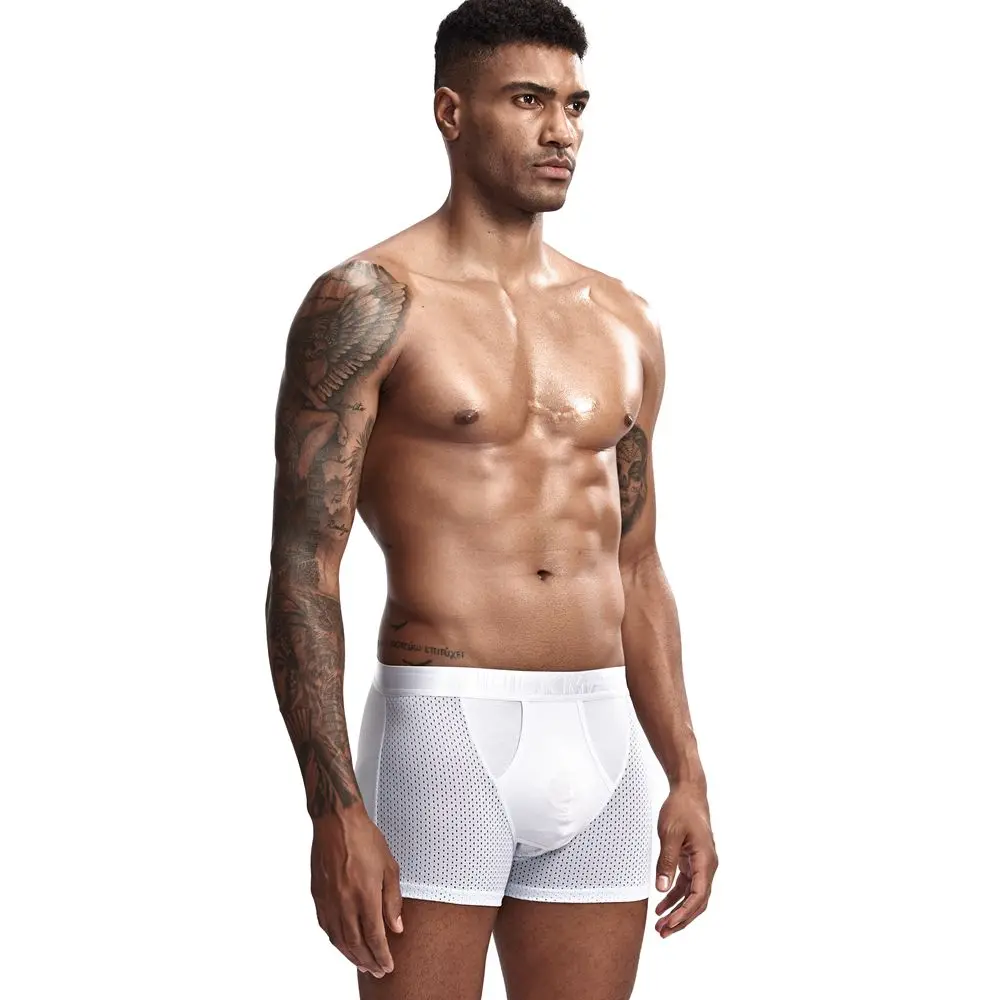 JOCKMAIL, Сетчатое Мужское нижнее белье, боксерское нижнее белье, Мошонка, уход за капсулами, функция здоровья молодежи, Сеульское Выпуклое разделение, боксеры, Гей Нижнее белье
