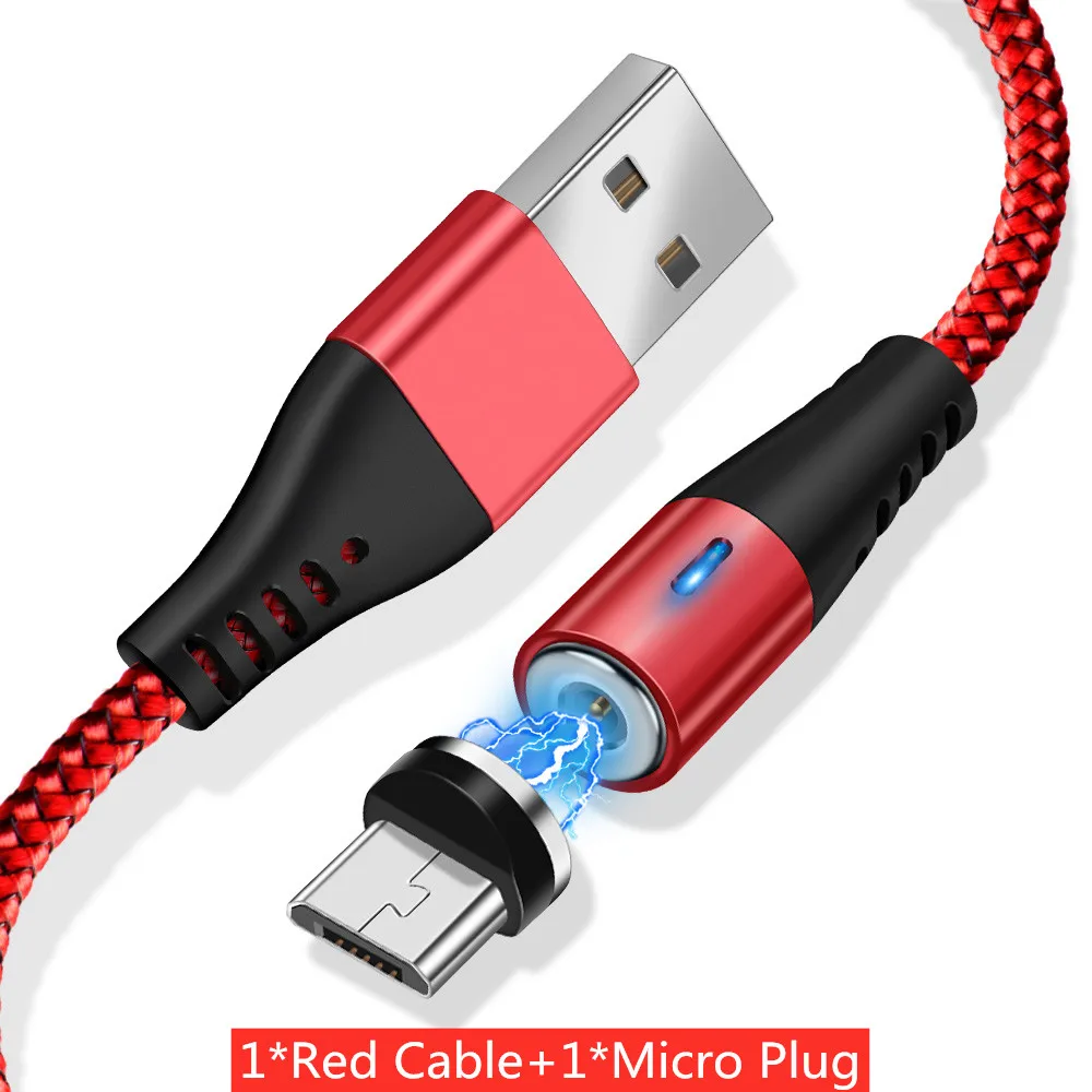 Магнитный Micro USB кабель ROMICHW для быстрой зарядки для samsung Xiaomi huawei, зарядный кабель для передачи данных Microusb Android, Магнитный зарядный шнур