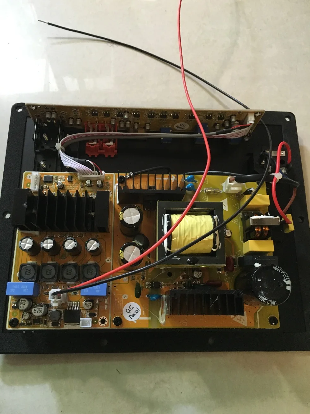 Новая сборка высокомощный 280 Вт 1,0 цифровой HIFI сабвуфер усилитель доска активный усилитель доска домашний усилитель для сабвуфера