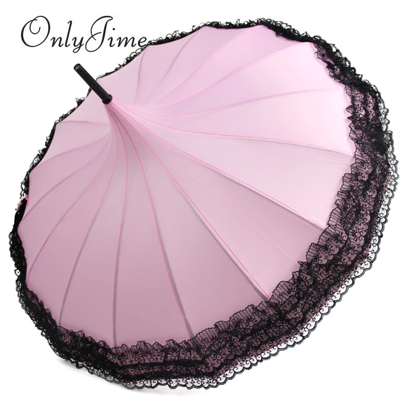 Многоуровневый зонтик Only Jime Lace pgoda 16 Bone Expert модный креативный Зонт с длинной