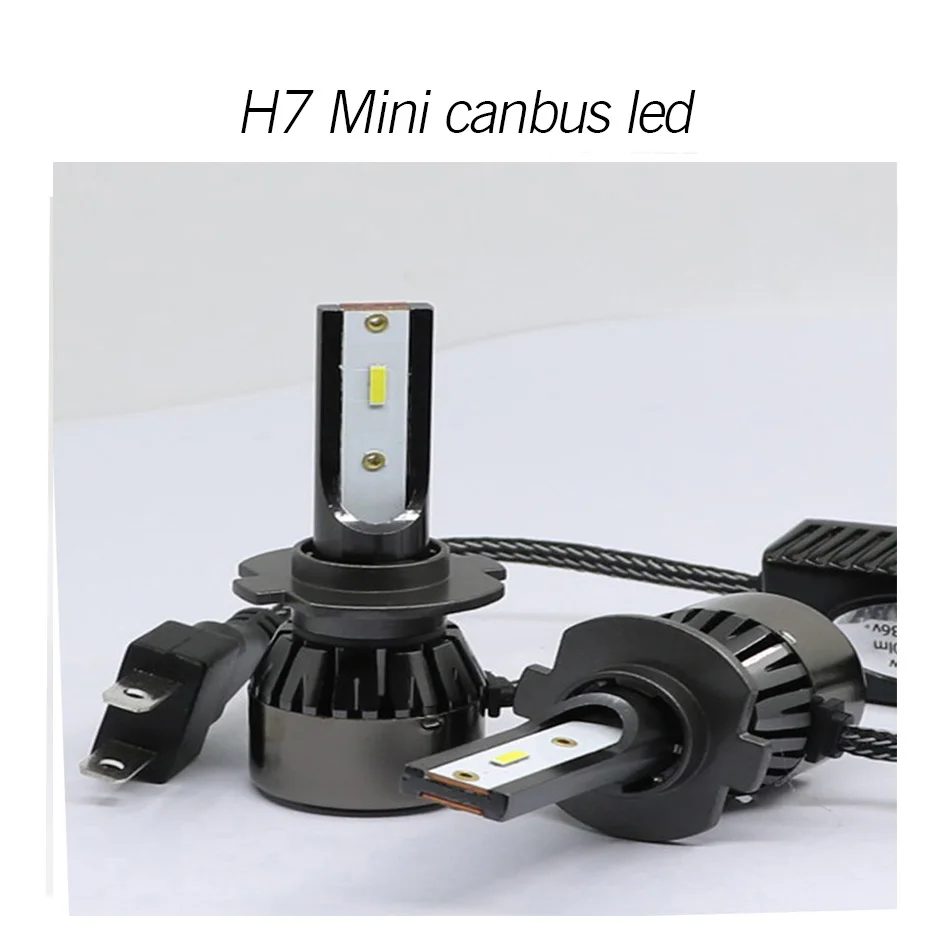 YAMYFF Canbus H7 светодиодный H4 светодиодный H1 автомобильный головной светильник H11 H8 H9 мини Автомобильная Лампа 6000K 10000лм Авто фара 12 В противотуманный светильник без ошибок