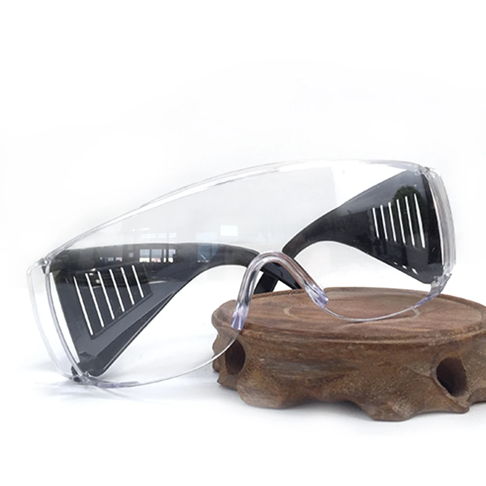 Shatterproof Glasses Protective Louver-style Anti-chemical Anti-Dust Safety Anti Fogging Shock Eyewear PC Multi-Purpose | Спорт и