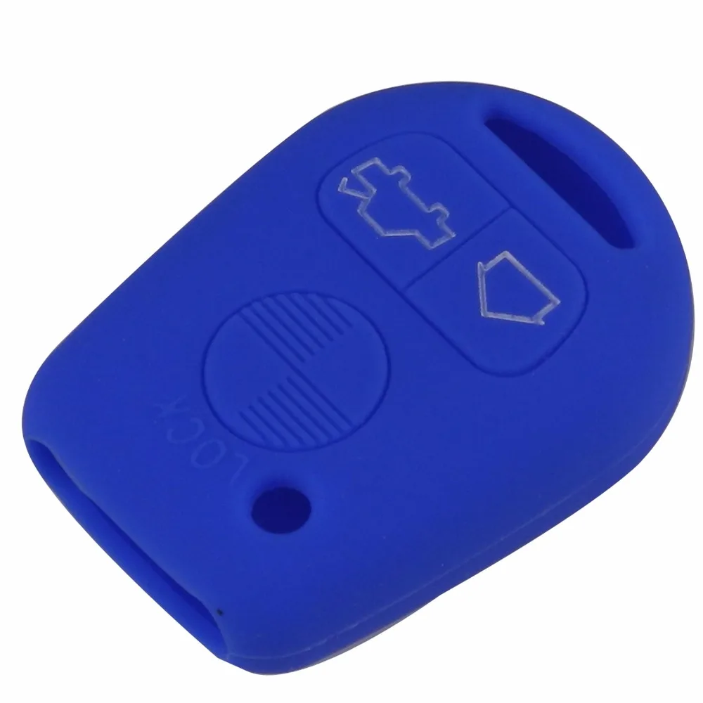 jingyuqin Remote 3 Buttons Car Key Silicone Cover Skin Case For BMW E31 E32 E34 E36 E38 E39 E46 Z3 | Автомобили и мотоциклы