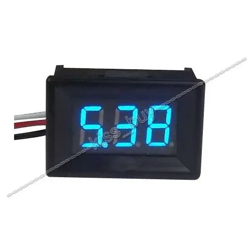0 36 &quotdc 0-500v Вольтметр цифровой светодиодный тестер монитор вольтметр 12V 24V