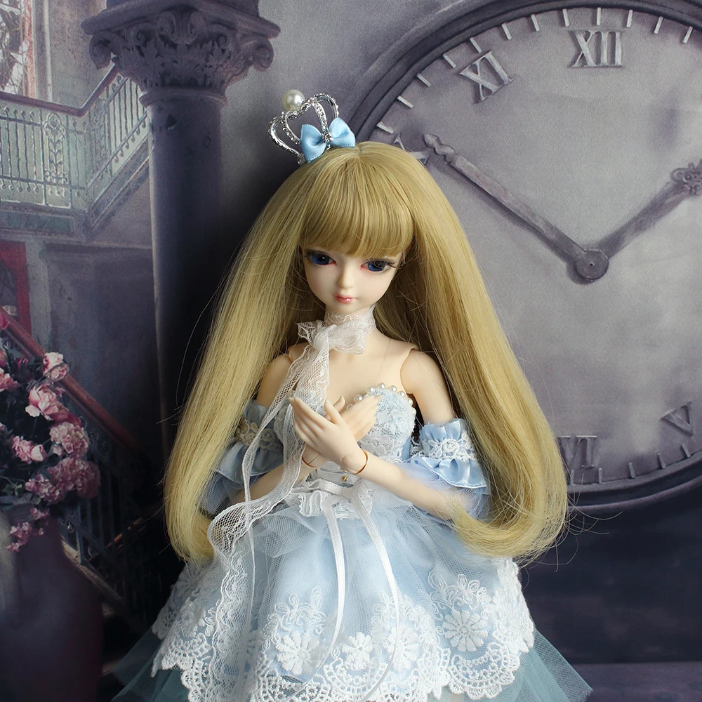 MMGIRL BJD fortune days 1/4 bjd 45 см с/без одежды в сочетании со светлыми волнистыми волосами