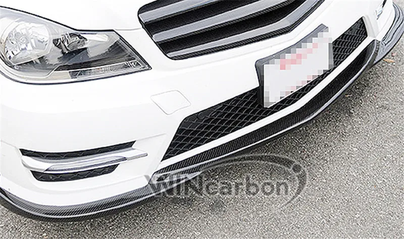 Передний спойлер для Mercedes Benz W204 c-класс спортивный бампер 2012