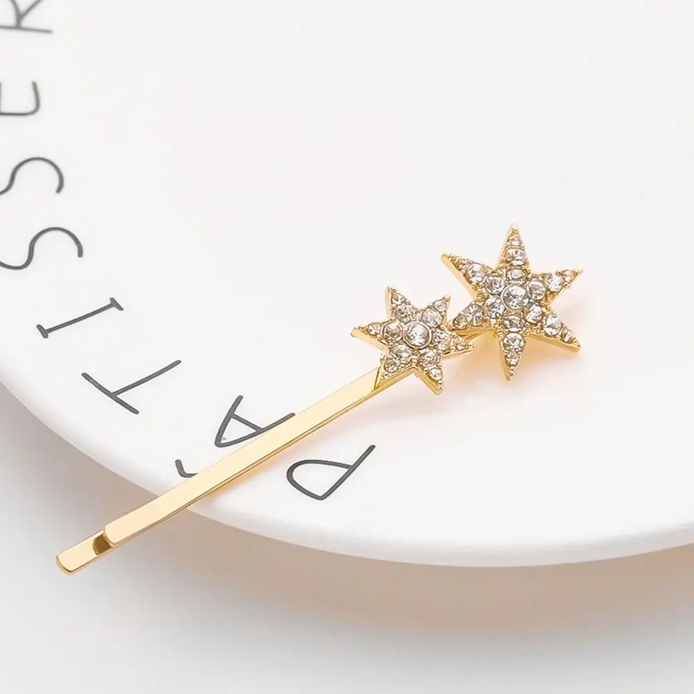 1 шт. очаровательные заколки для волос с драгоценными камнями женщин и девочек